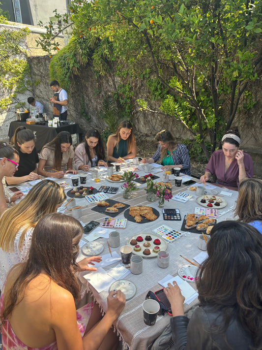 Taller para clientas de Cazando Tesoros - Acuarela