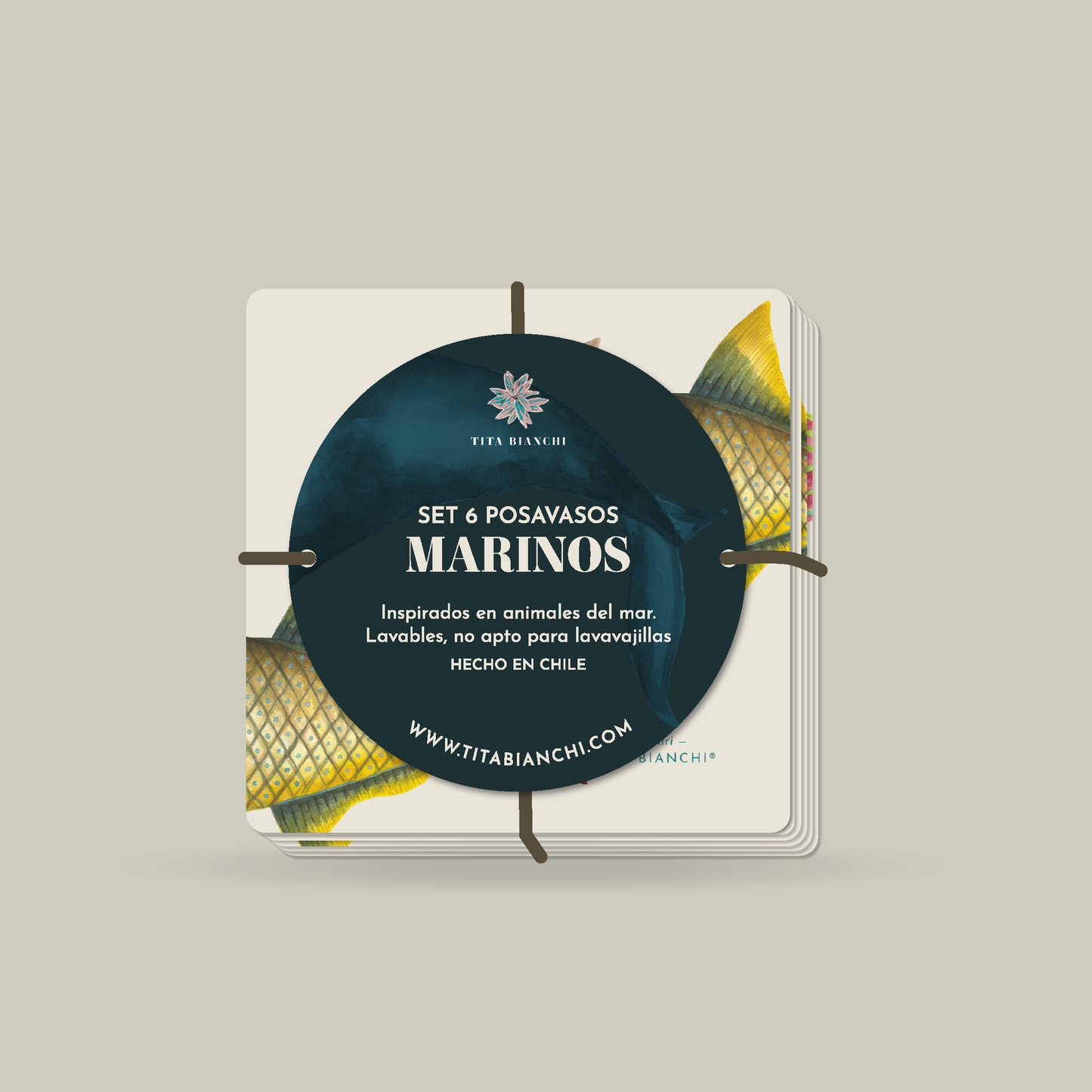 Posavasos Marinos – Set de 6