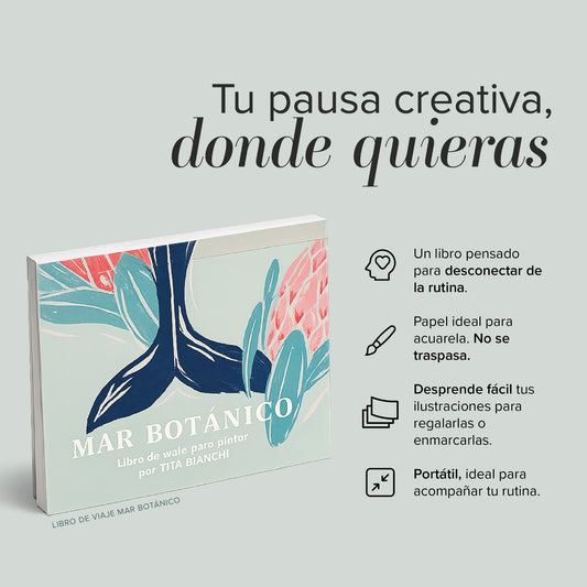 Libro para pintar Mar Botánico