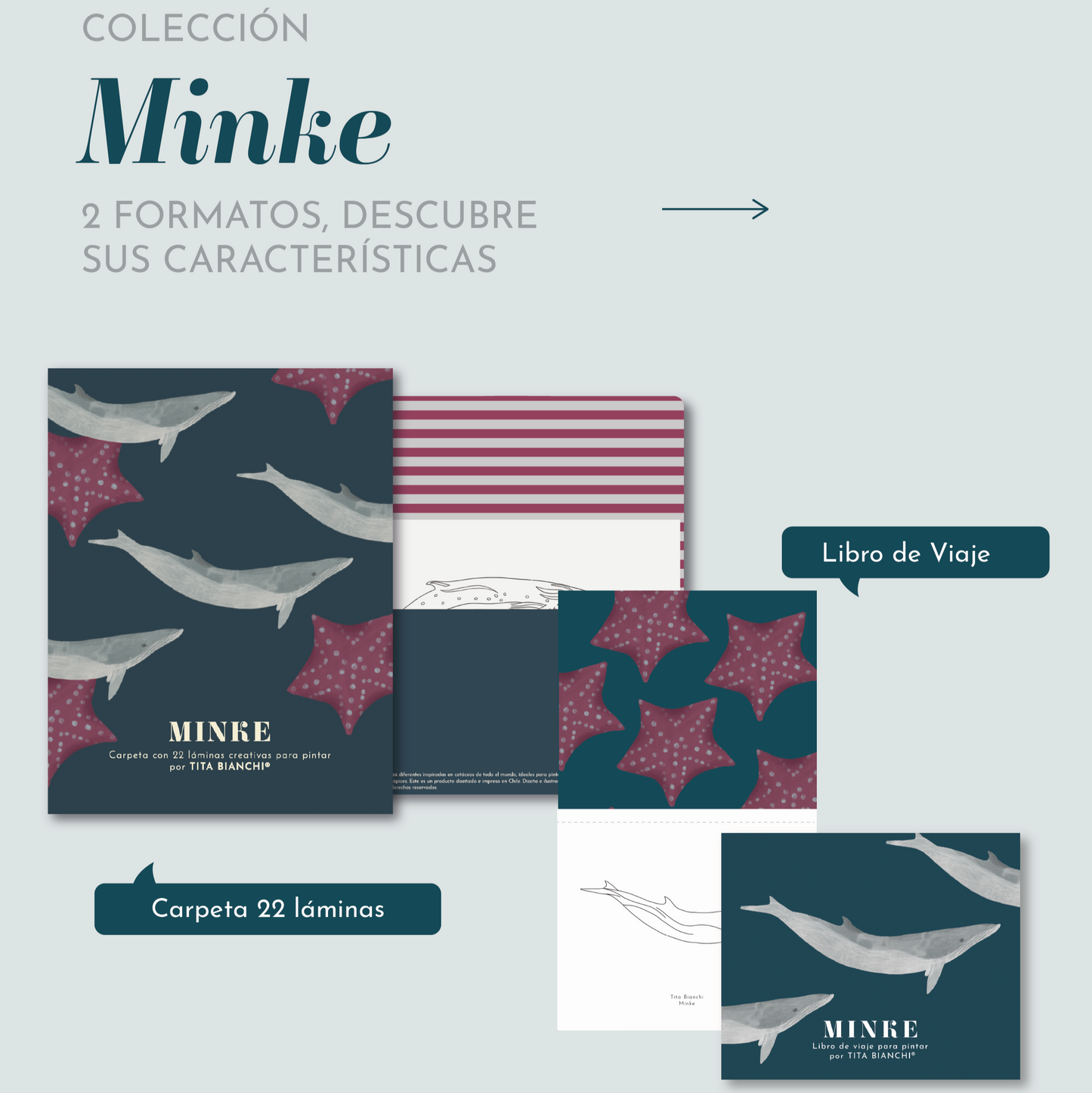 Libro pintar Minke