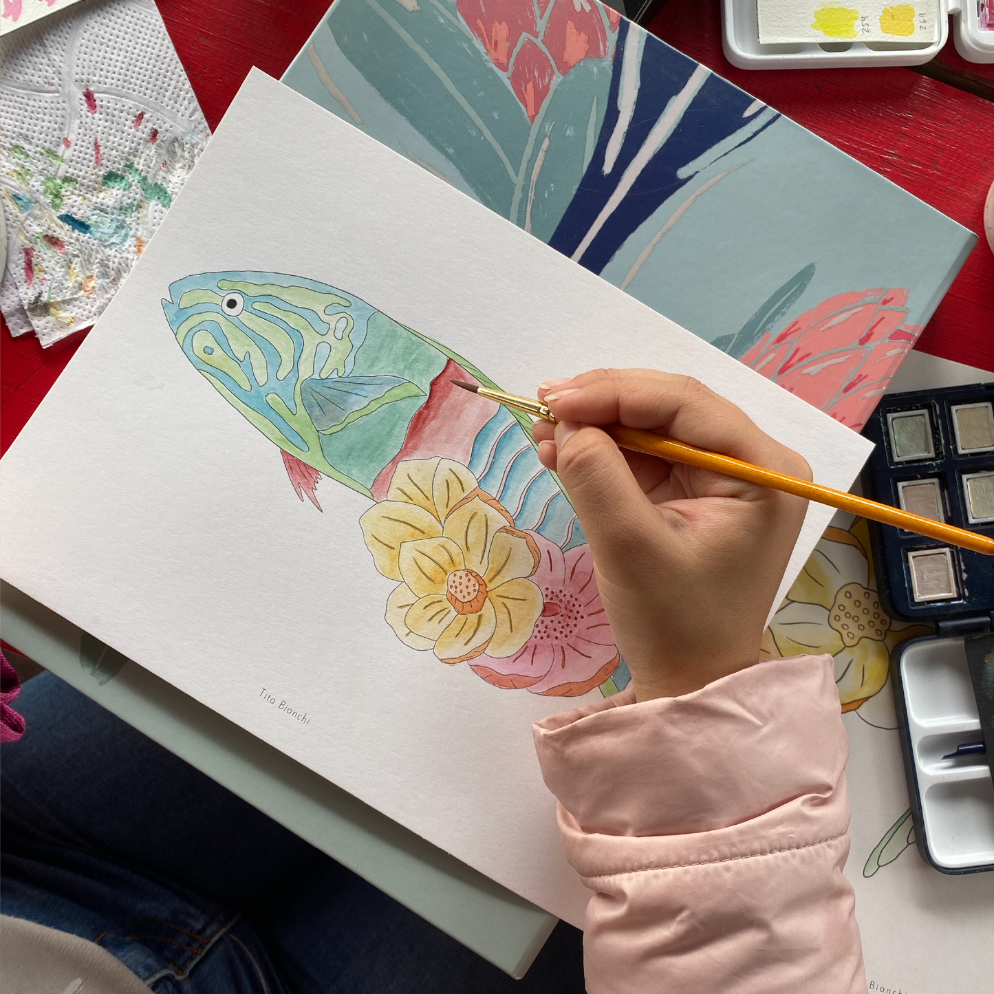 Taller de acuarela presencial Sábado 26 de Abril