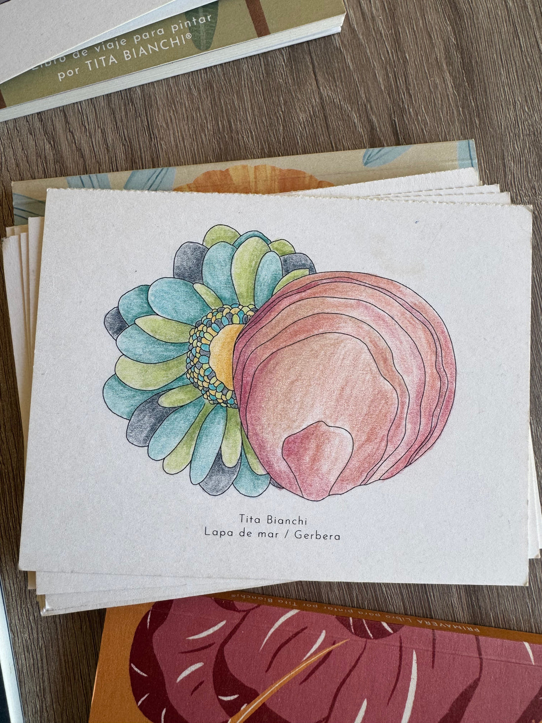 Libro Flores / Con acuarela y lápices!