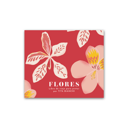 Libro para pintar Flores