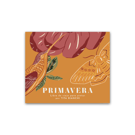 Libro para pintar Primavera