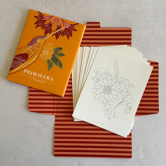 Láminas para pintar con ilustraciones de naturaleza, pajaros, flores, mariposas, para pintar con acuarela y todo tipo de lápices, tita bianchi, colorear para adultos