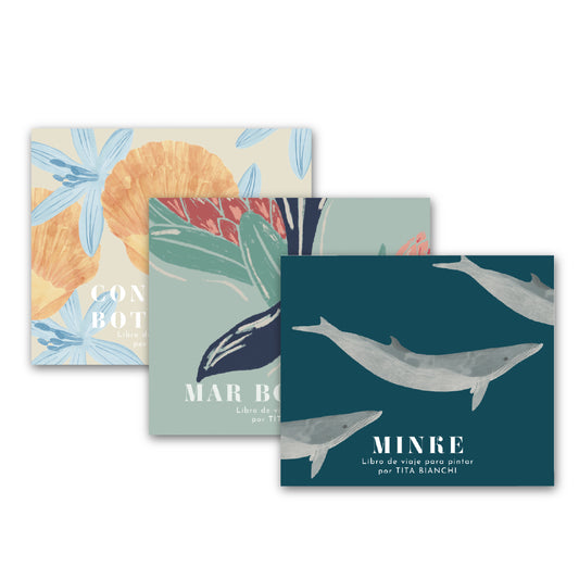 Pack Marino, libros para pintar