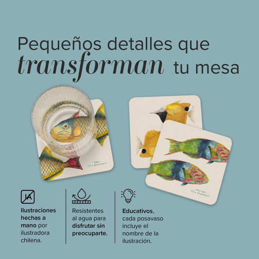 Posavasos Marinos – Set de 6