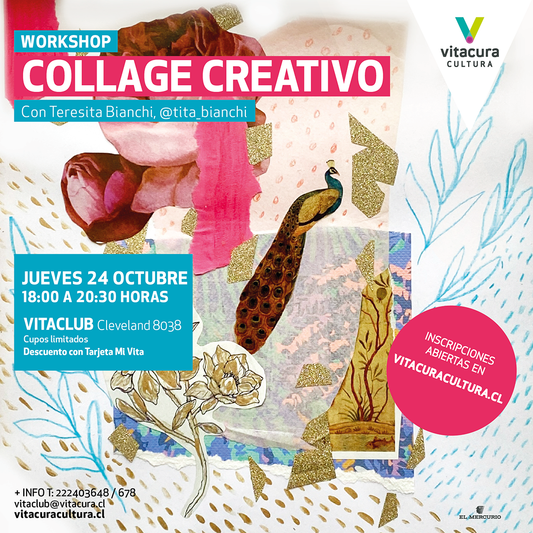 Taller de collage MUNICIPALIDAD VITACURA- Jueves 24 de Octubre