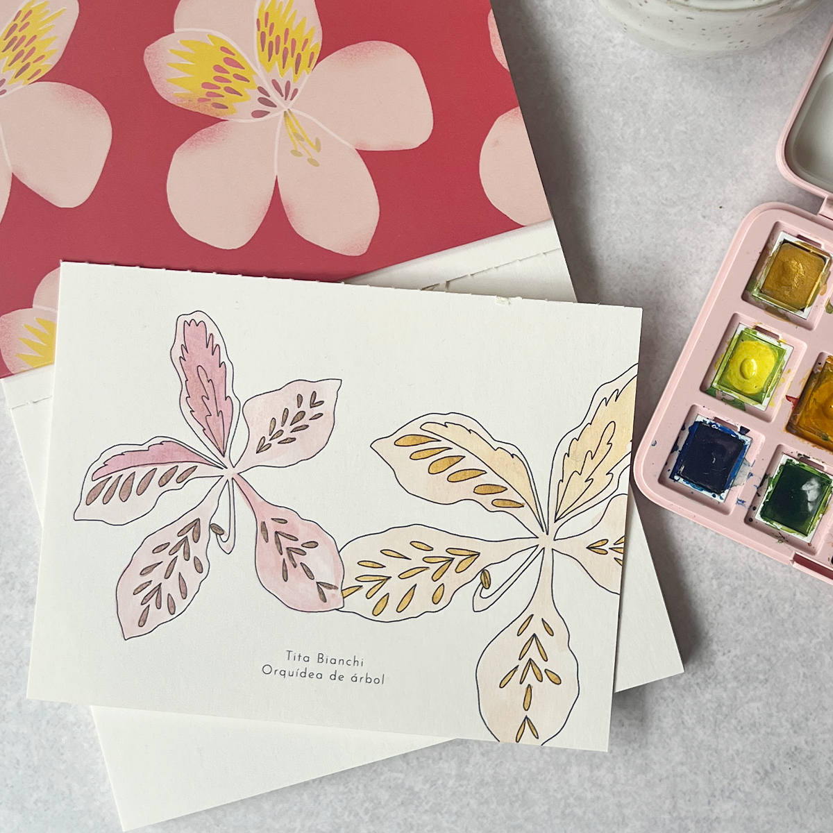 Libro para pintar con acuarela y lapices inspirado en flores y naturaleza, tita bianchi, libro para colorear varios modelos, tamaño pocket, envío a todo chile Dibujos para pintar
