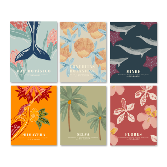 Pack todas las Carpetas para pintar