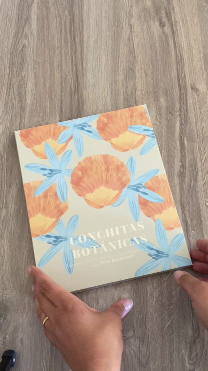 Carpeta Conchitas Botánicas con 22 láminas para pintar