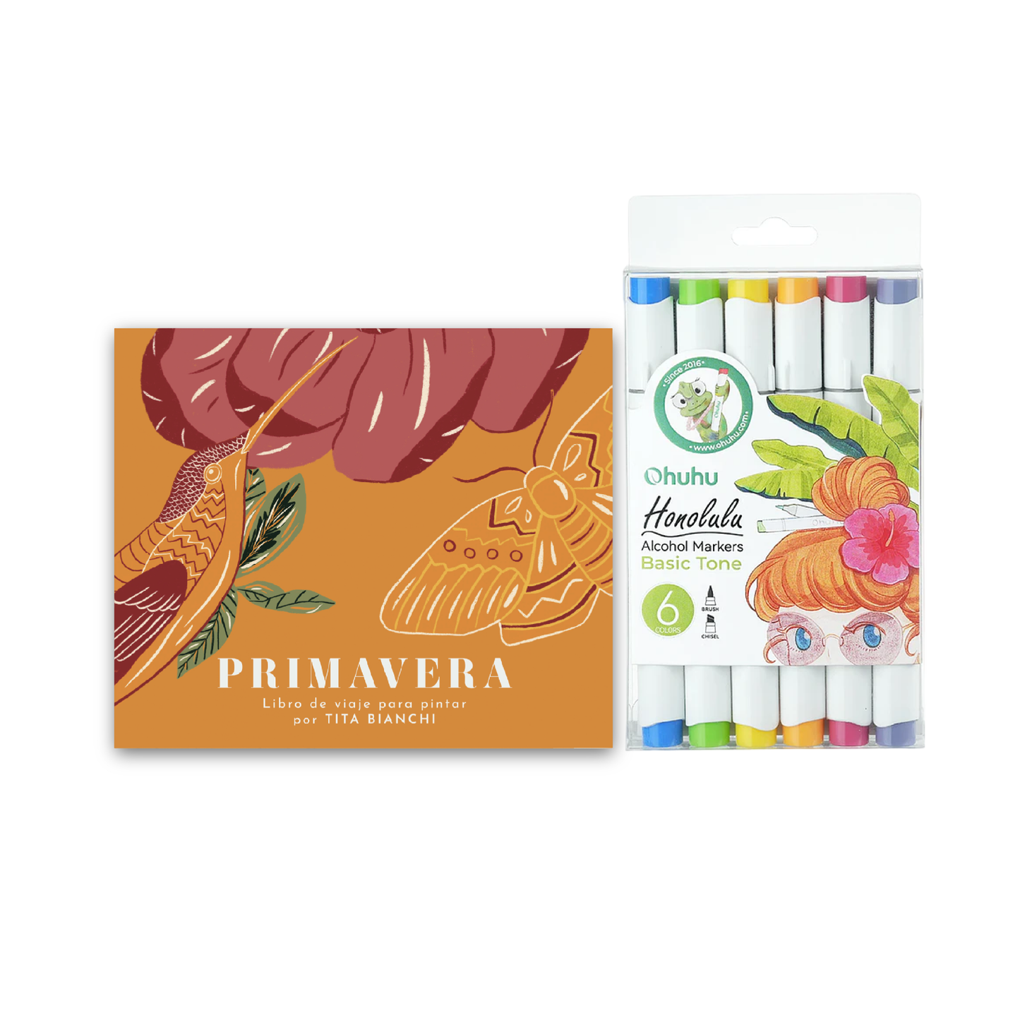 Pack Libro para pintar + Marcadores Ohuhu