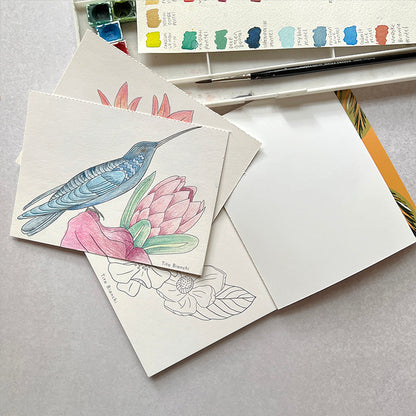 Libros para pintar inspirados en la naturaleza, tamaño pocket ideal para viaje, tita bianchi, pintar con acuarela y lápices Dibujos para pintar
